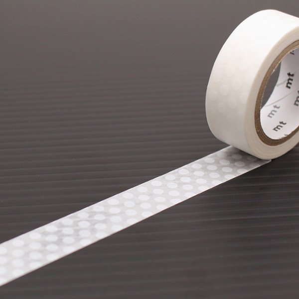 画像1: KAMOI mt deco ドット・ホワイト R【10%OFF】