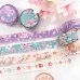 画像1: 【1月中旬】BGM 2026桜限定 15mm 箔押しマスキングテープ シリーズ【10%P還元】 (1)