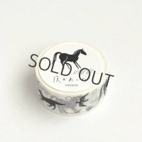 水縞 西淑×水縞 マスキングテープ 夜のあいだ 集い モノトーン