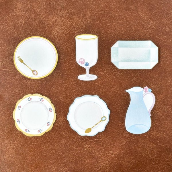 画像3: パピアプラッツ ア・ラ・カル堂 フレーク付箋 宝石喫茶店