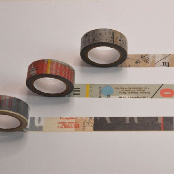 画像1: 倉敷意匠 井上陽子 CRAFT Log. マスキングテープ コラージュ シリーズ