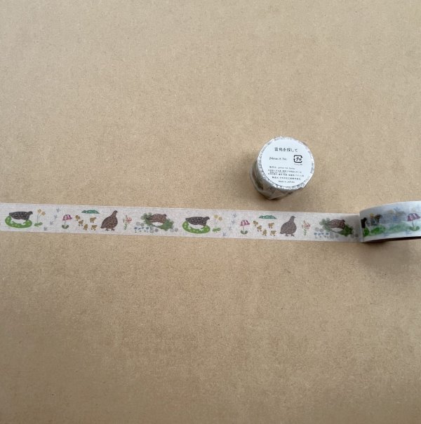画像2: yama-no-tomo マスキングテープ 雷鳥を探して