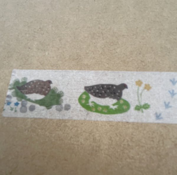 画像4: yama-no-tomo マスキングテープ 雷鳥を探して