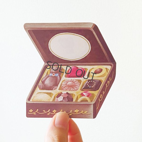 画像2: ア・ラ・カル堂 チョコレート缶メッセージカード