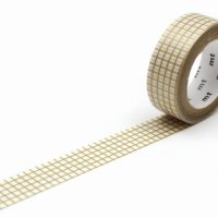 KAMOI mt deco 方眼・金 R【10%OFF】