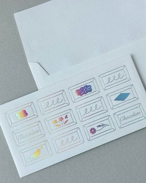 画像4: ア・ラ・カル堂 ホワイト板チョコレートレターセット