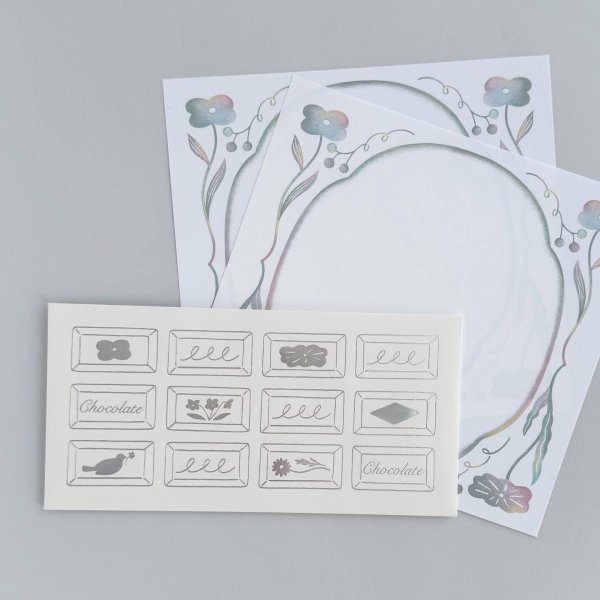 画像1: ア・ラ・カル堂 ホワイト板チョコレートレターセット