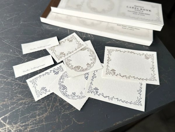 画像4: 大枝活版室 3pattern labelbook 『Noble』 Bronze & Dark Blue