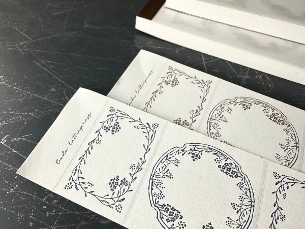 画像3: 大枝活版室 3pattern labelbook 『Noble』 Bronze & Dark Blue