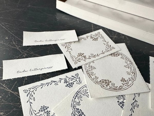 画像5: 大枝活版室 3pattern labelbook 『Noble』 Bronze & Dark Blue