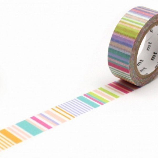 画像1: KAMOI mt DECO マルチボーダー・パステル R【10%OFF】