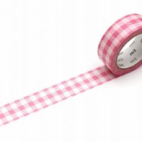 KAMOI mt DECO ストライプギンガムチェック・ピンク【10%OFF】