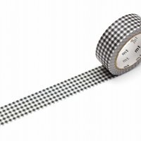 KAMOI mt DECO 細かいギンガムチェック・ブラック【10%OFF】