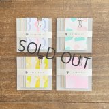 水縞 イロイロメモパッド パステル S