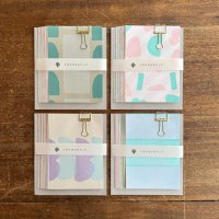 水縞 イロイロメモパッド パステル M