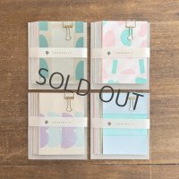 水縞 イロイロメモパッド パステル M