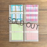 水縞 イロイロメモパッド チェック L