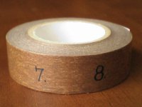 倉敷意匠 数字・ブラウン【10%OFF】