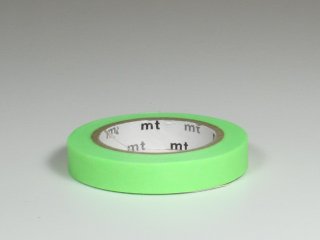 マスキングテープ ベーシック ショッキングイエロー（10m巻） 8mm