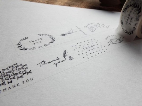 画像4: 大枝活版室 Thank you 7パターン (4)