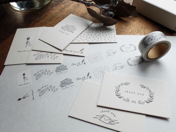 画像3: 大枝活版室 Thank you 7パターン (3)