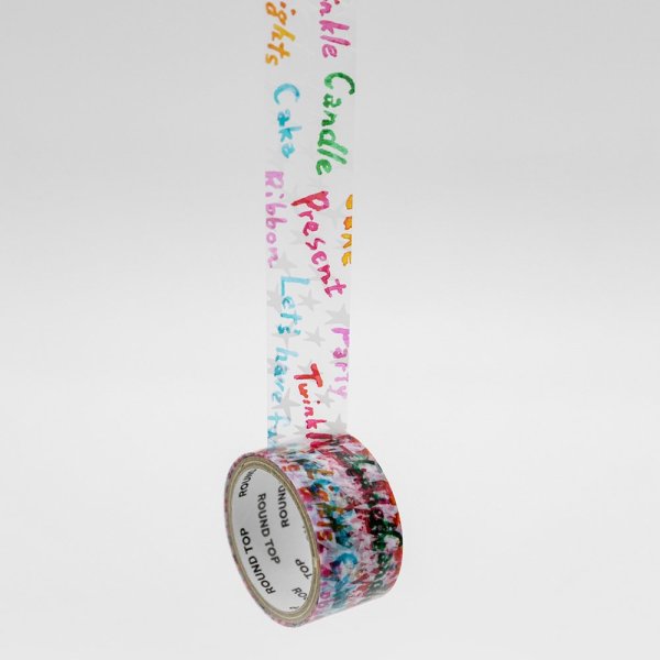 画像6: ROUND TOP CLEAR Masking Tape / word【30%OFF】 (6)