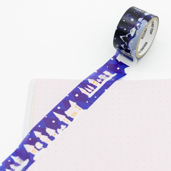 画像3: ROUND TOP CLEAR Masking Tape / winter night【30%OFF】 (3)