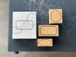 画像2: 大枝活版室 Original rubber stamp BOX / 006 frame (2)