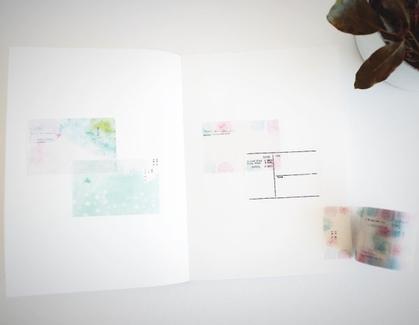 画像4: ヨハク トレーシングロール付箋 ダイアリー (4)