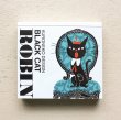 画像1: cozyca products ブロックメモ 黒ねこ意匠 BLACK CAT ROBIN【A】 (1)