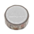 画像2: カミイソ産商 SAIEN 銀箔マスキングテープ Sewing (2)