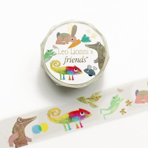 画像1: cozyca products レオ・レオニ 箔押しマスキングテープ Leo Lionni’s friends (1)