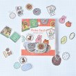 お菓子と食器