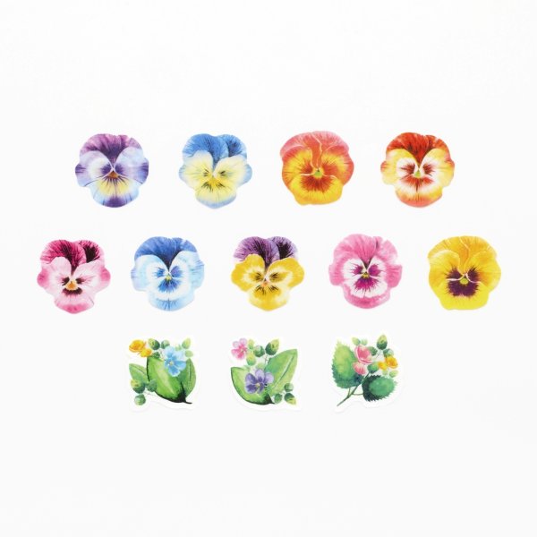 画像3: bande マスキングロールステッカー 復刻版 パンジー (3)