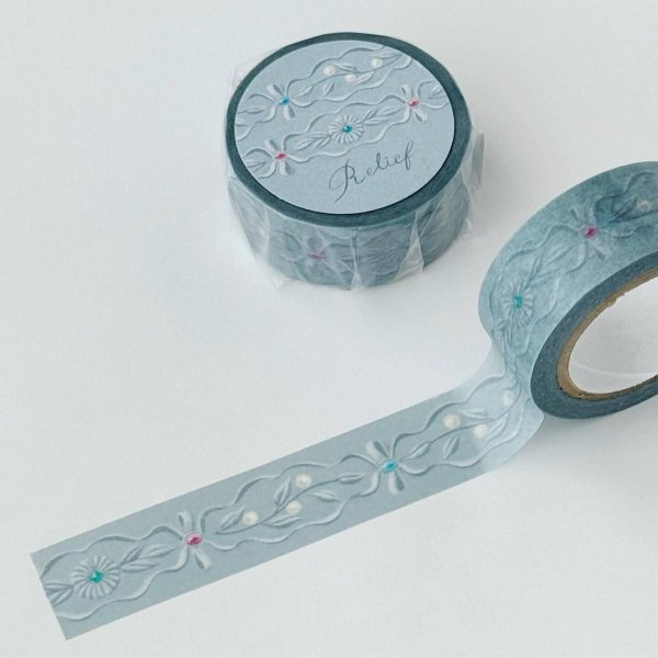 画像1: ア・ラ・カル堂 レリーフマスキングテープ (1)