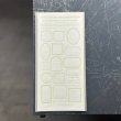 画像1: 大枝活版室 限定色 LETTERPRESS sticker sheet 『FRAME』 Light green (1)