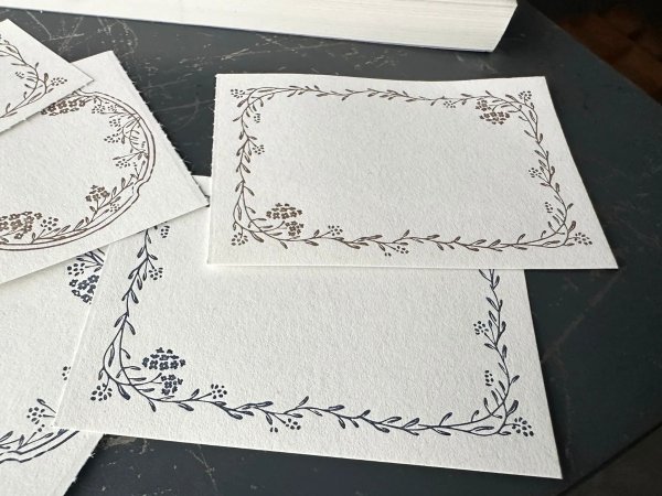 画像6: 大枝活版室 3pattern labelbook 『Noble』 Bronze & Dark Blue (6)