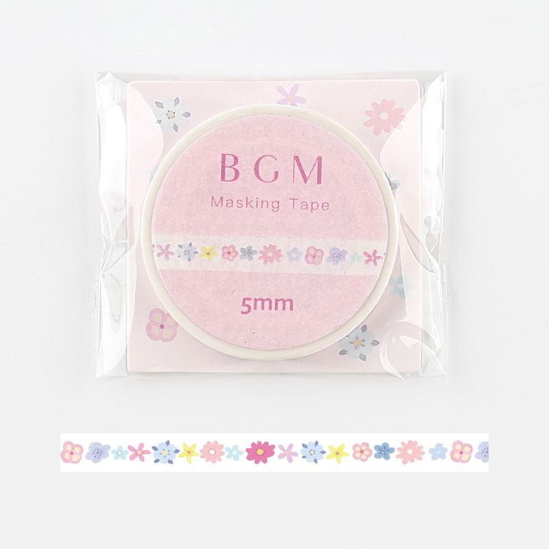 BGM Life 5mm 彩の花 | 通販 マスキングテープ専門店このはな