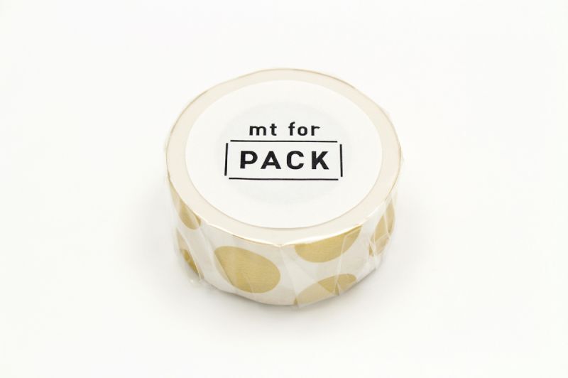 KAMOI mt for PACK ドット・金 （強粘着） | 通販 マスキングテープ