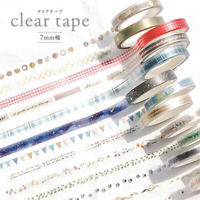 MIND WAVE Clear Tape（PET） ギンガムチェック - テープ・マスキング